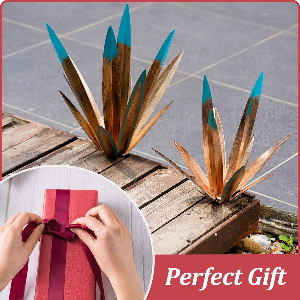 Generic Tequila Rustic Sculpture waterproof rustproof design withstands weather.