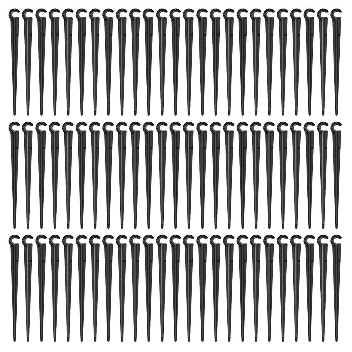 Generic Topsamll drip irrigation stake 4inch secures tubing at the root zone for precise watering.
