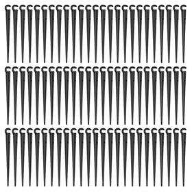 Generic Topsamll drip irrigation stake 4inch secures tubing at the root zone for precise watering.