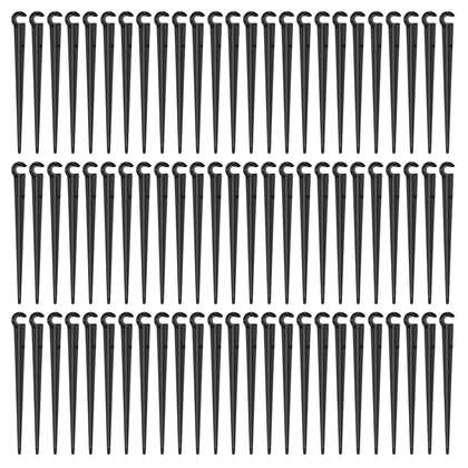 Generic Topsamll drip irrigation stake 4inch secures tubing at the root zone for precise watering.