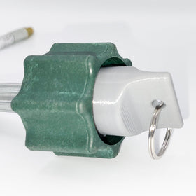 Generic TPU propane hose plug offers flexible seal and vibration resistance.