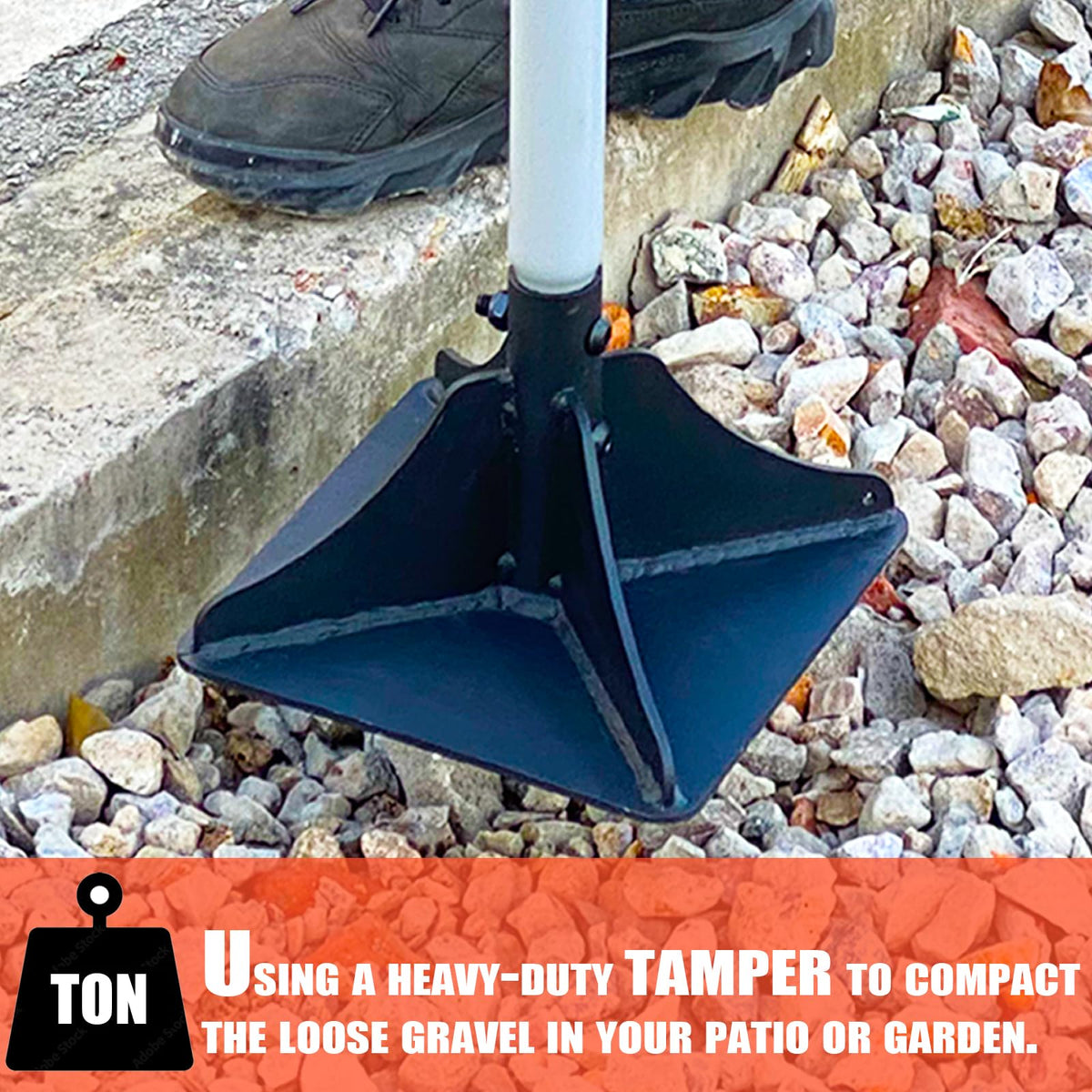 Generic trash-compaction capability helps maximize bin space during cleanup.