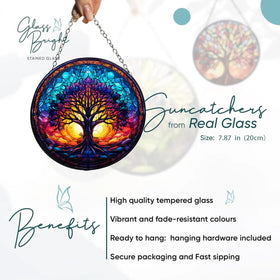 Generic Tree of Life gift-ready suncatcher for holidays and occasions