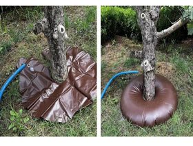 Generic tree watering bag 120cm brown suits large trees for long-duration hydration