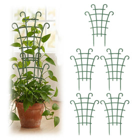 Generic trellis for potted plants stackable-stand supports trailing vines indoors.