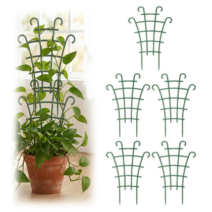 Generic trellis for potted plants stackable-stand supports trailing vines indoors.