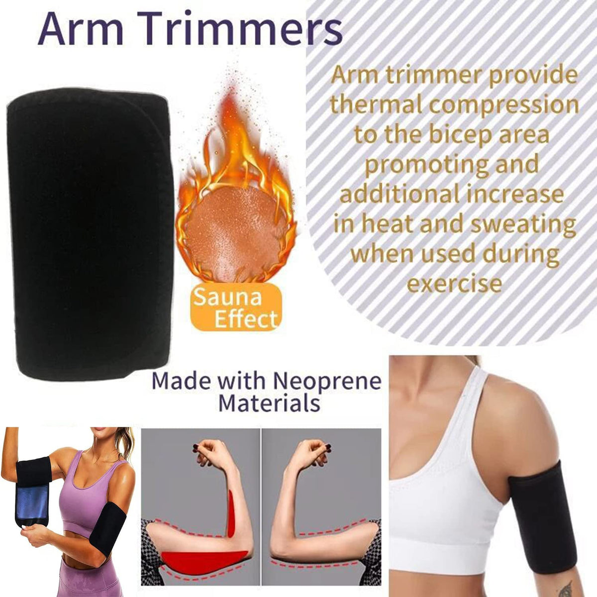 Generic two-pack arm bands provides convenient options for different workouts