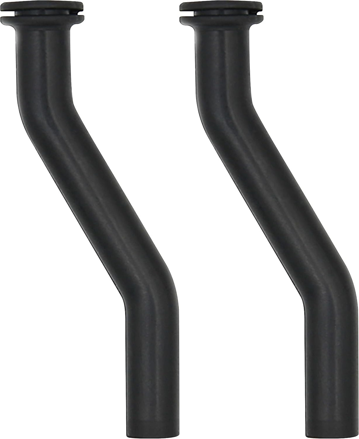 Generic two-pack black vacuum hose for quick lawn mower maintenance