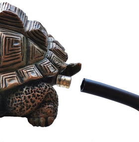 Generic Turtle Pond Spitter UV-stable resin resists cracking year-round
