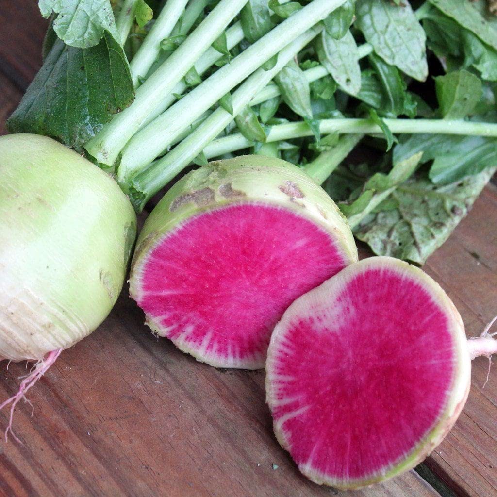 Generic Watermelon Radish Seeds seed packet promotes vibrant harvest and colorful roots.