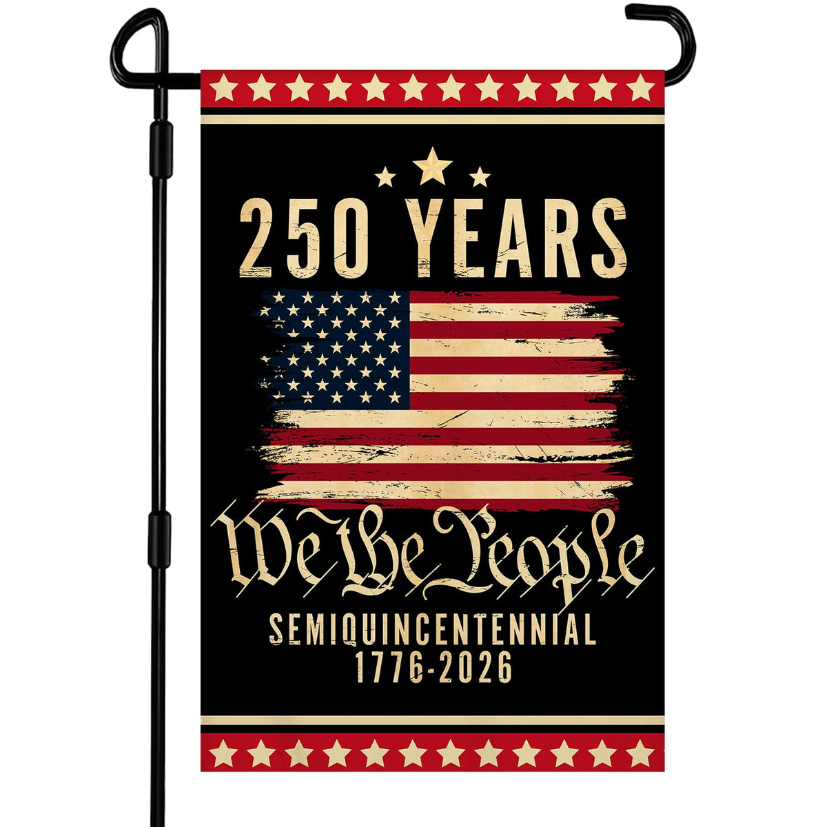Generic We The People flag 12x18 for outdoor front yard display
