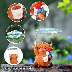Generic weather-resistant resin statue stands up to sun and rain.