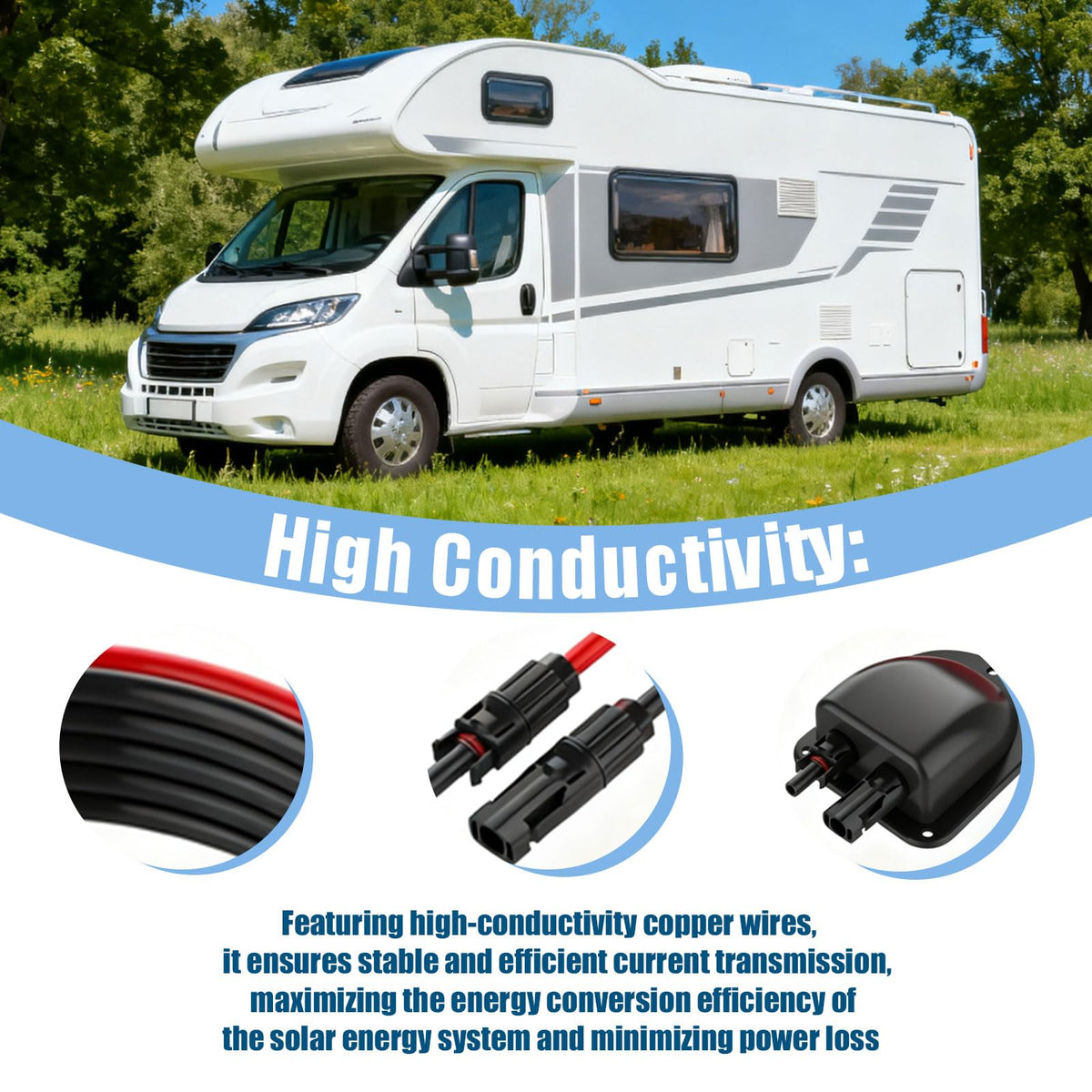 Weatherproof ABS inlet demonstrating rugged outdoor use