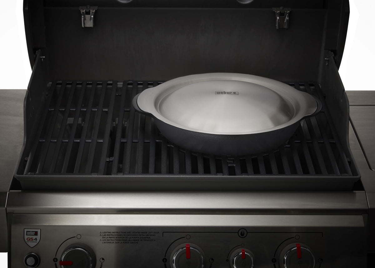 Weber Crafted Wok compatible with Genesis and Spirit grills for expanded cooking
