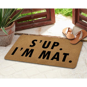 GengDuCJ personalized design doormat adds a unique home decor touch