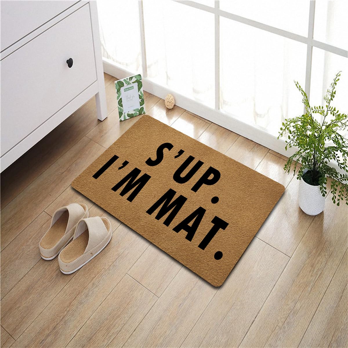 GengDuCJ prank gift door mat offers a playful housewarming option