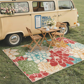 GENIMO anti-slip backing keeps rugs in place on wood or tile.