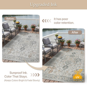GENIMO anti-slip backing keeps the rug in place on wood or tile.