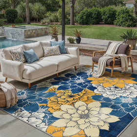 GENIMO rug with anti-slip backing provides safety on wood, tile, or concrete surfaces.