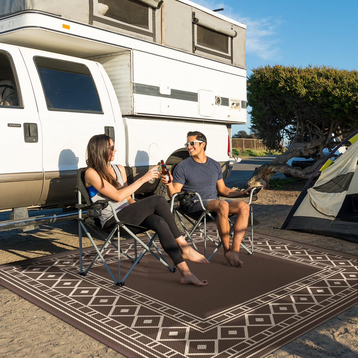 GENIMO folds compactly for easy storage during RV trips