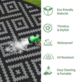 GENIMO eco-friendly polypropylene rug, skin-safe and OEKO-TEX certified.