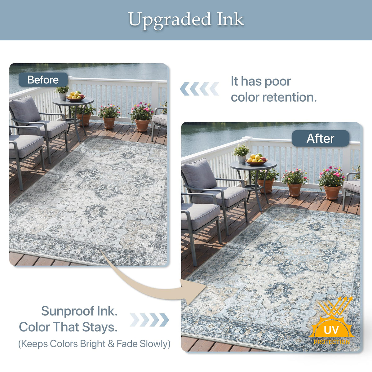 GENIMO fast-dry core dries quickly after cleaning or rain.