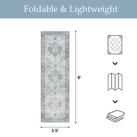 GENIMO foldable lightweight rug ready for storage