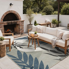 GENIMO lightweight foldable rug travels well for RV trips and camping