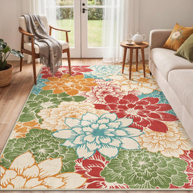 GENIMO lightweight foldable rug ideal for RV trips and seasonal swaps.