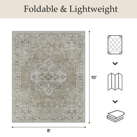 GENIMO multi-use rug for patio and living room enhances any setting