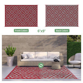 GENIMO non slip grid backing keeps rug in place on damp surfaces