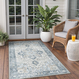 GENIMO 3x5 rug outdoors and indoors, waterproof for versatile spaces.