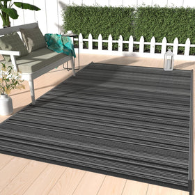 GENIMO outdoor rug 5x8 ft waterproof for decks and RV trips