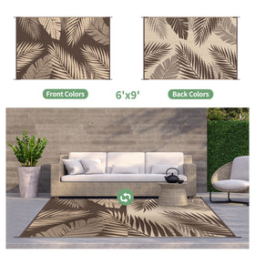 GENIMO rug shown with UV coating, fade-resistant on sunny decks