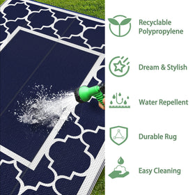 GENIMO outdoor rug beach or picnic setup enhances outdoor moments.