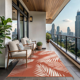 GENIMO outdoor rug non slip and quick dry for outdoor spaces.