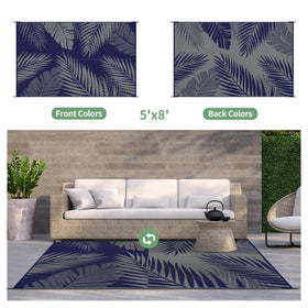 GENIMO double-sided rug offers two looks for different moods and spaces.