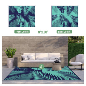 GENIMO double-sided palm leaf design adds versatile style for any outdoor space.