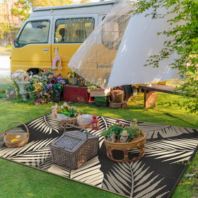 GENIMO double-sided rug offers versatile styling for any outdoor space