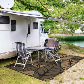 GENIMO Outdoor Rug easy to clean with wipe or hose.