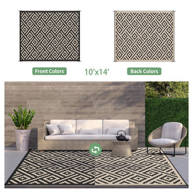 GENIMO rug with non slip backing and drainage grid in damp area