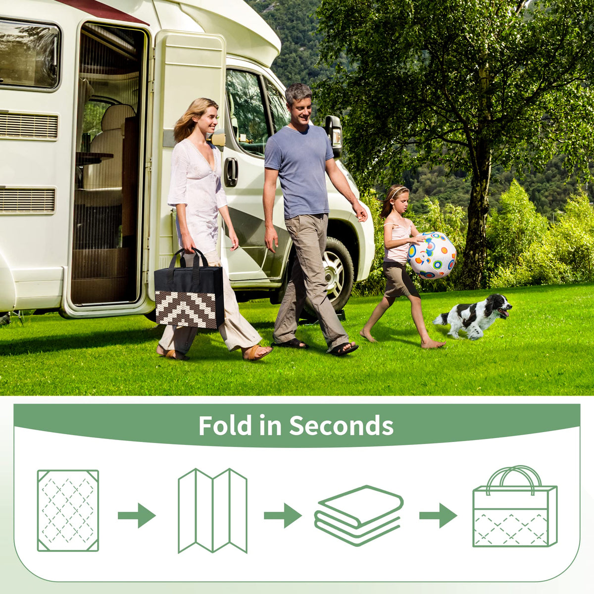 GENIMO OEKO-TEX certified material supports safe outdoor use.