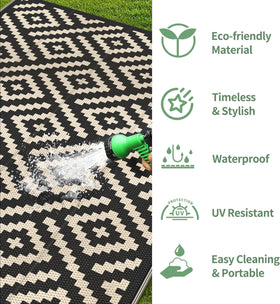 GENIMO stain resistant rug that dries quickly after spills