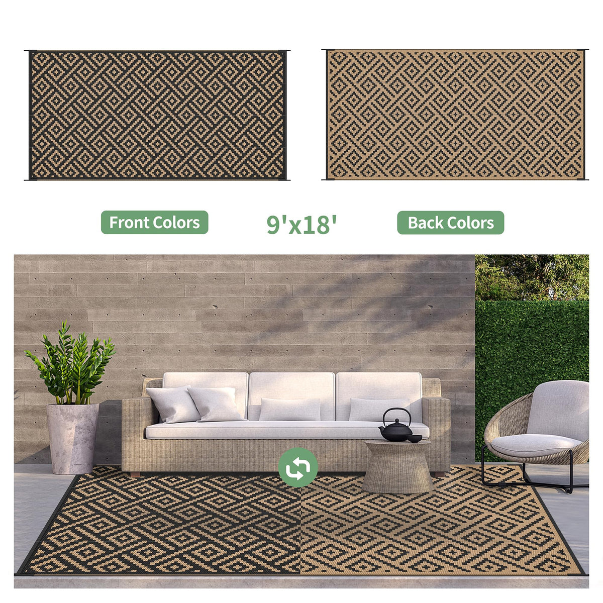 GENIMO stain-resistant surface that wipes clean after meals.