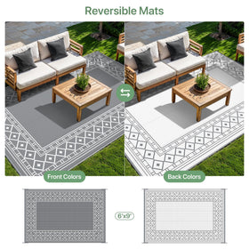 GENIMO rug with UV coating protects colors from sun exposure.