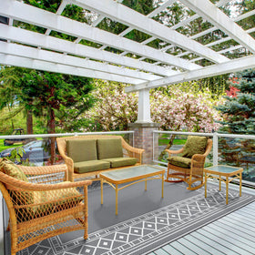 GENIMO versatile rug suits porches decks balconies and patios.