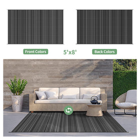 GENIMO outdoor rug waterproof coating withstands sun and rain