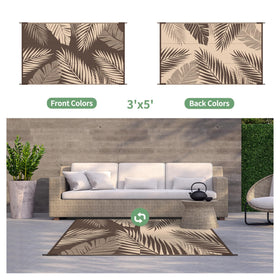 GENIMO outdoor rug waterproof and easy to clean for outdoor spaces.