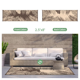 GENIMO outdoor rug: waterproof surface for quick cleaning after seaside or picnics.