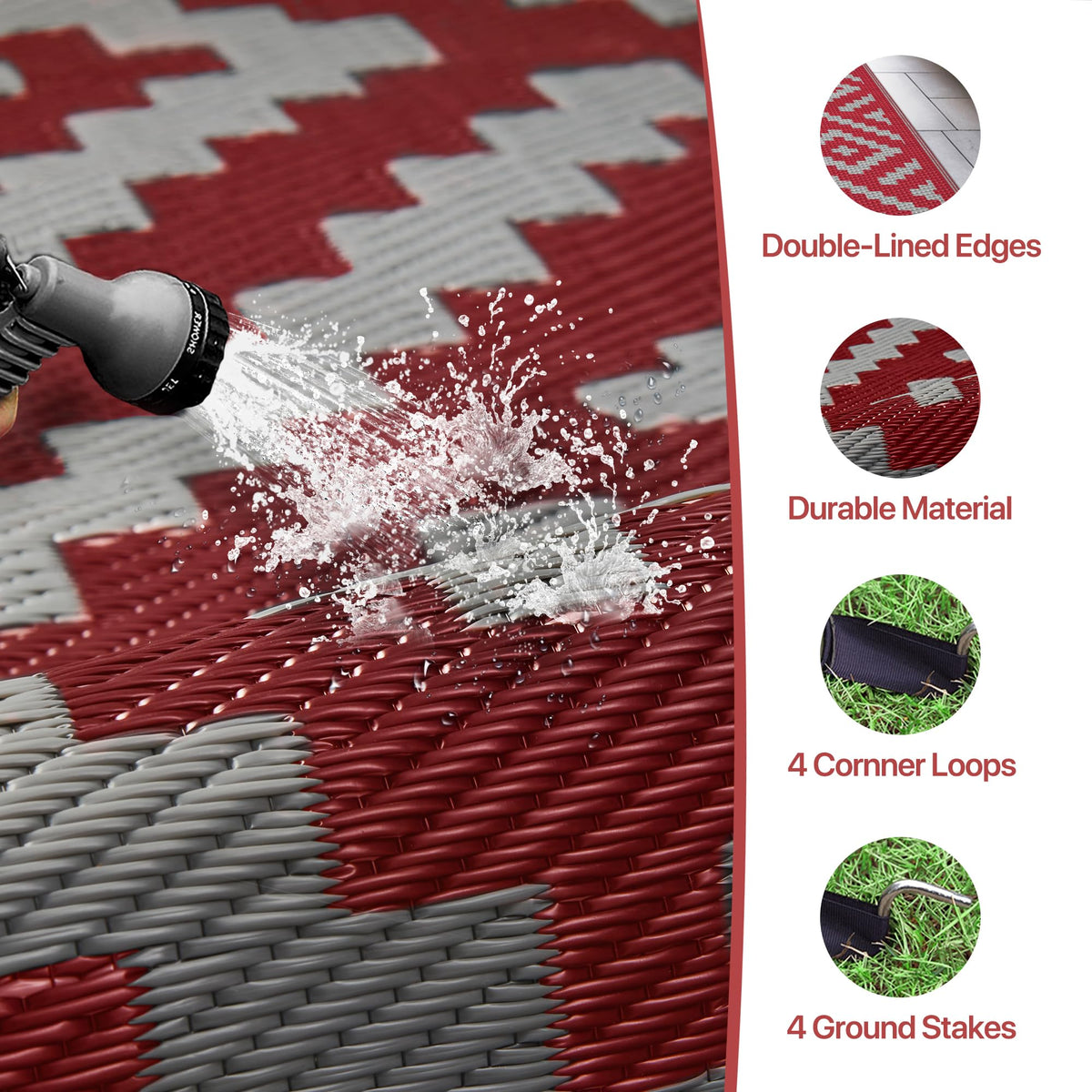 GENIMO quick clean surface with reinforced seams for portability